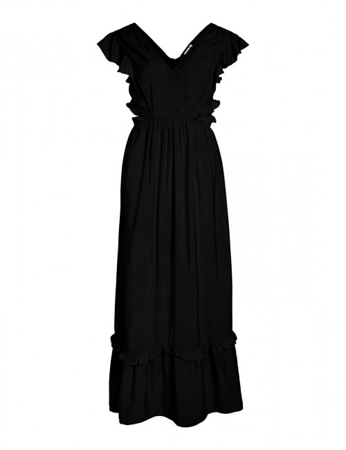 Vicandy vestido negro cut out
