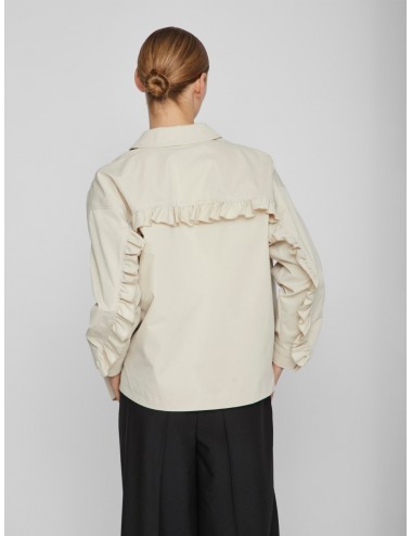Virelona sobrecamisa crema...