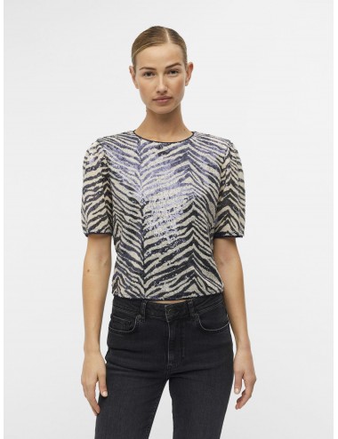 Objnidia top paillettes