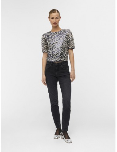 Objnidia top paillettes