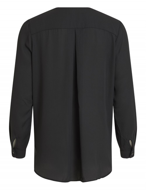 Vilucy blusa negra fluida...