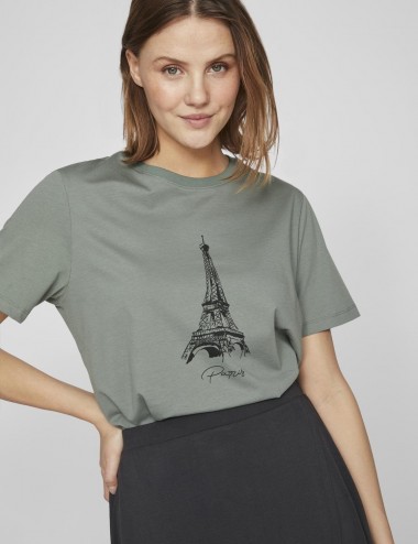 Vianna camiseta Paris kaki
