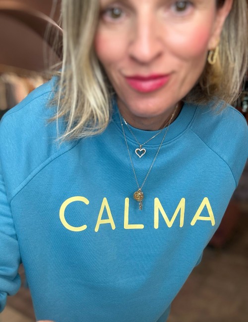 Sudadera CALMA azul