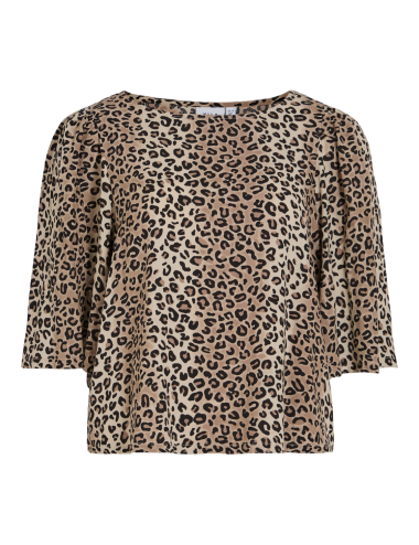 Violine blusa animal print