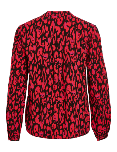 Vizugi blusa animal print roja