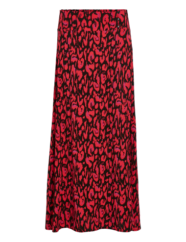 Vizugi falda animal print rojo