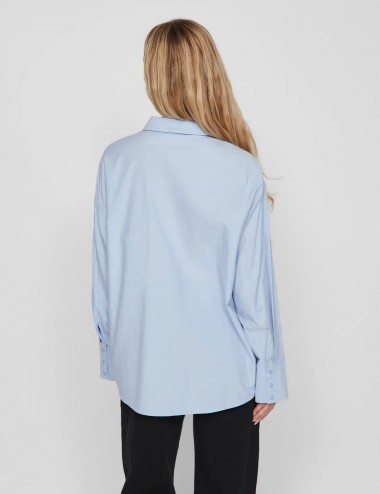 Vifine camisa oversize azul...