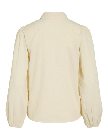 Vibrietta camisa beige plumeti