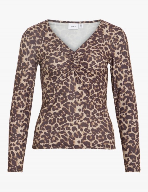 Vileoa top animal print...