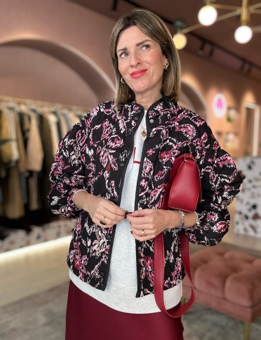 Vmjane bomber estampada