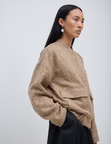 Visanvi bomber tweed