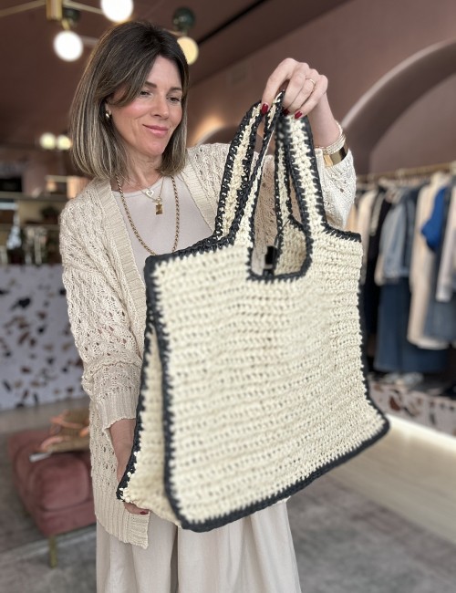 Pclydia bolso shopper beige...