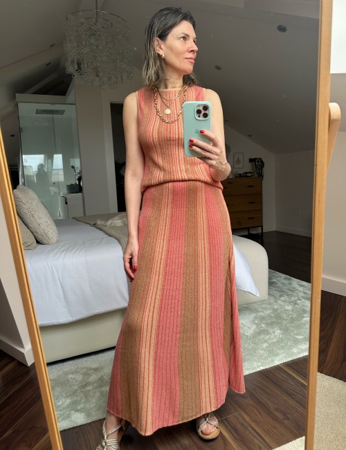 Vimelvina top multicolor lurex