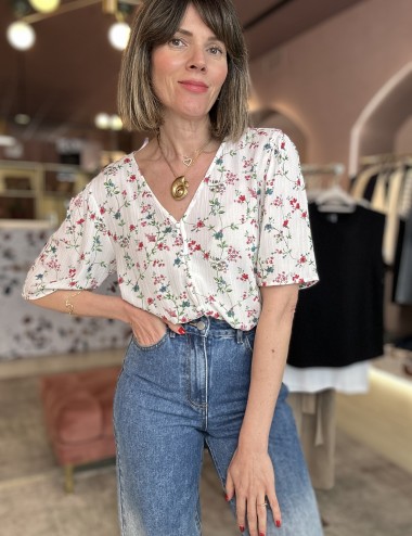 Pcfya blusa estampado liberty