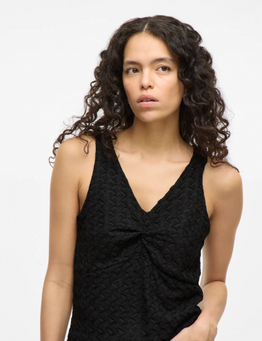 Visolira top encaje negro
