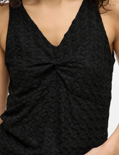 Visolira top encaje negro