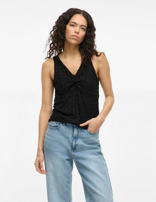 Visolira top encaje negro