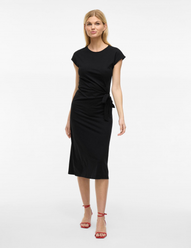 Vipompia vestido negro lazo
