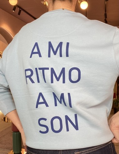 Sudadera A MI RITMO azul