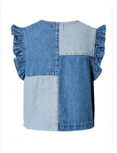 Pcfie chaleco denim