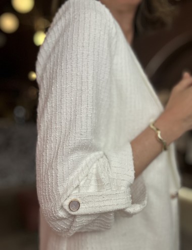 Vmcora blazer punto blanca
