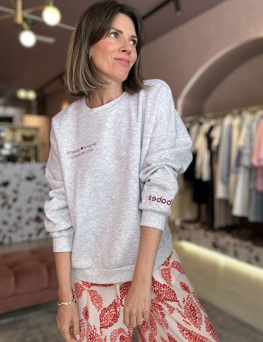 Sudadera corazón contento...