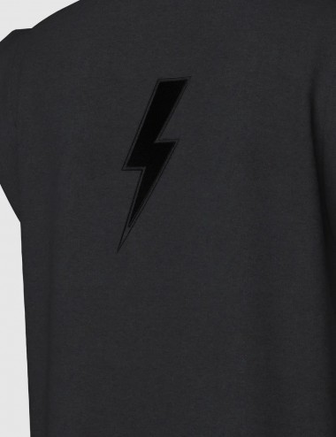 Pcchilli vestido negro rayo