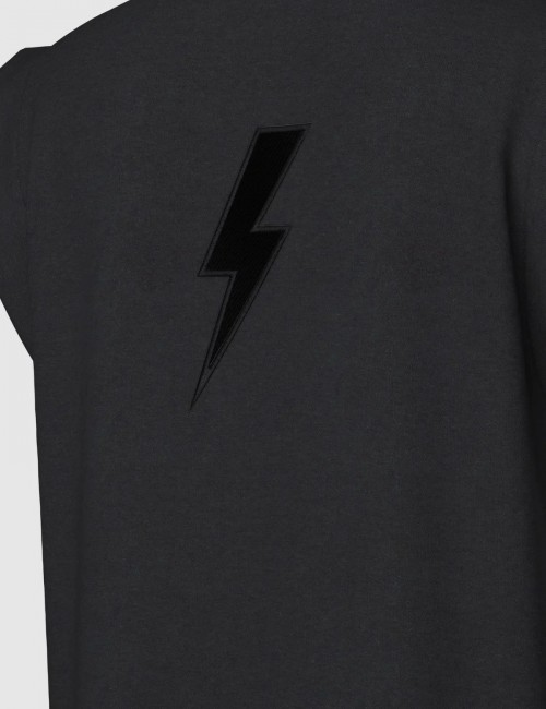 Pcchilli vestido negro rayo