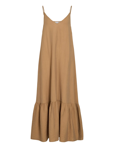 Visille vestido largo camel