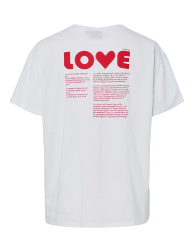 Pcjindle camiseta blanca LOVE