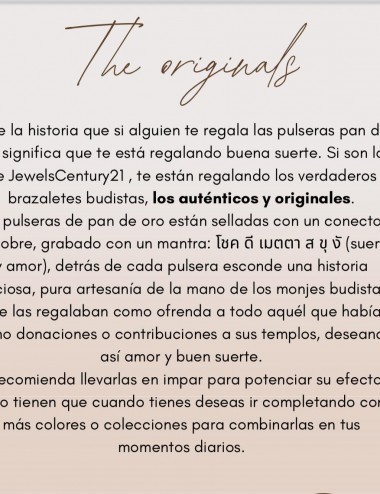 Pulsera pan de oro lisa dorada