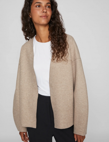 Vijuice chaqueta paño beige