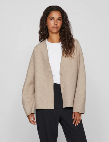 Vijuice chaqueta paño beige