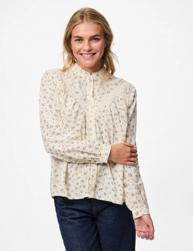 Pcjollie camisa beige...