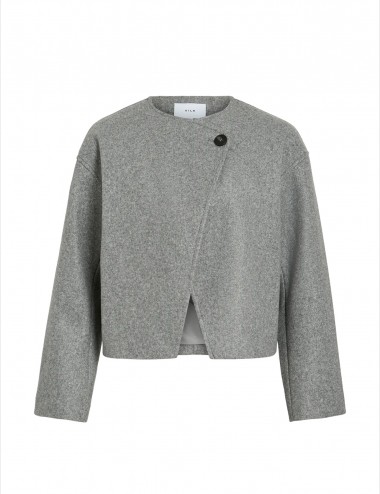 Viquinn chaqueta gris de paño