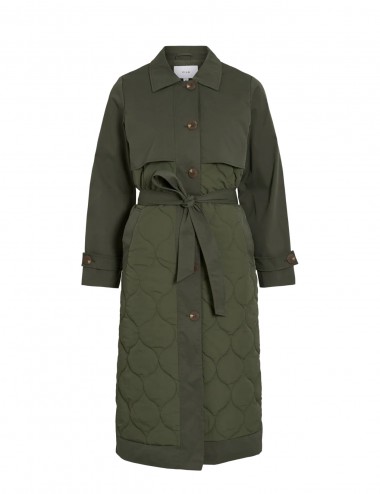 Visoftie trenchcoat kaki