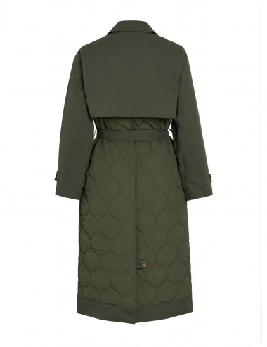 Visoftie trenchcoat kaki