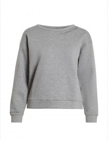 Vimaldea sudadera gris con...