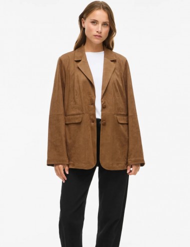Vihena blazer antelina camel