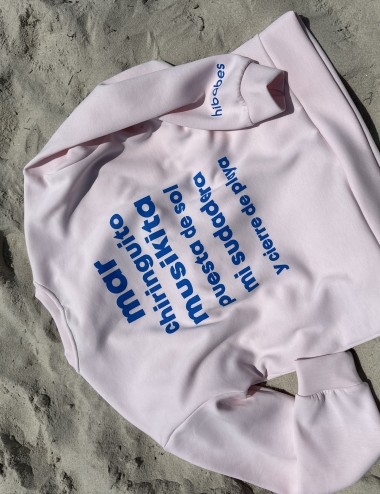 Sudadera de locos rosa