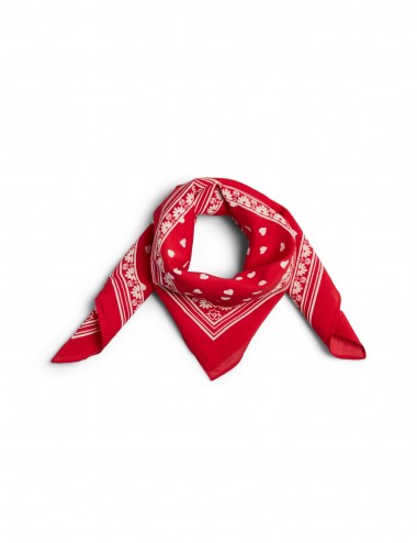 Pcjise pañuelo corazones rojo