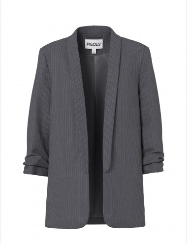 Pcbosella blazer gris raya...
