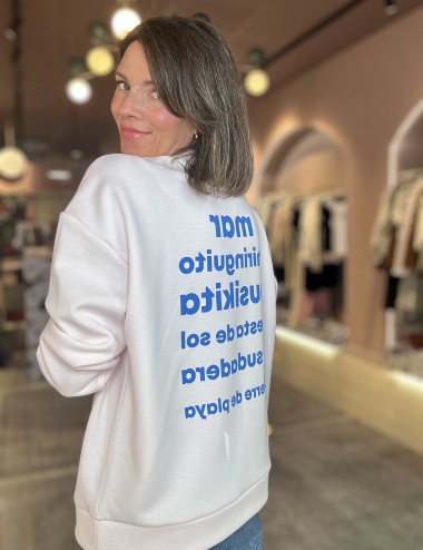 Sudadera de locos rosa