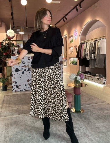 Vmeasy falda animal print