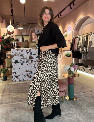 Vmeasy falda animal print