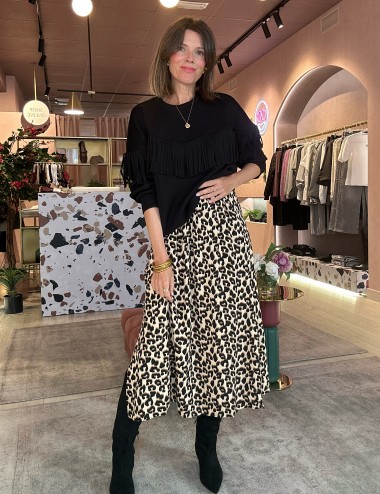 Vmeasy falda animal print