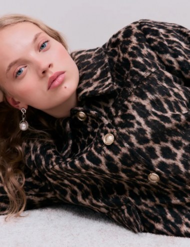 Visimba chaqueta animal print