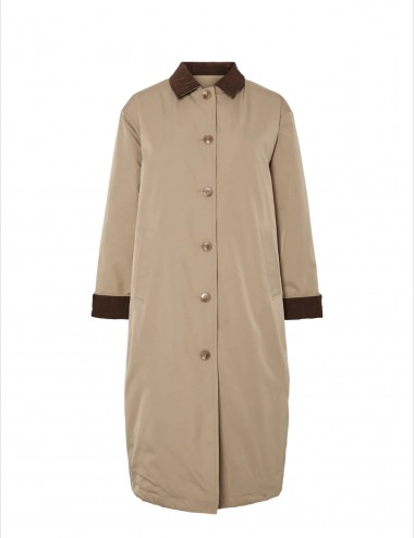 Pjorma parka acolchada beige