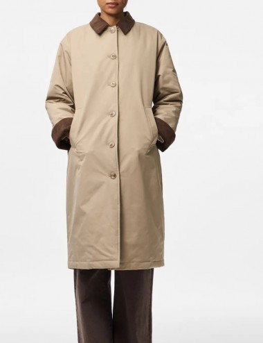 Pjorma parka acolchada beige