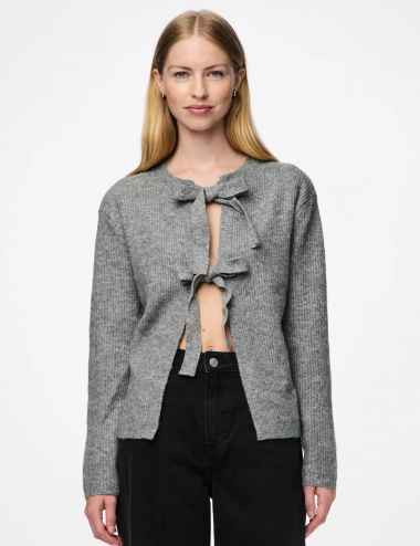 Pcsilly chaqueta gris punto...